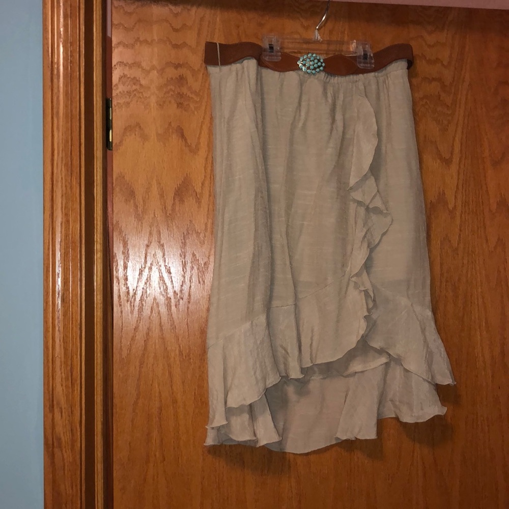 Tan skirt